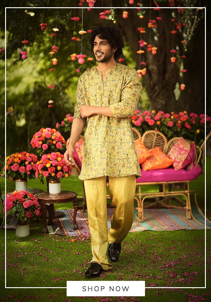 Seaside Splendor: How The Breakers, Palm Beach Sets the Stage for Dreamy Indian Weddings 13 Green kurta and pant set