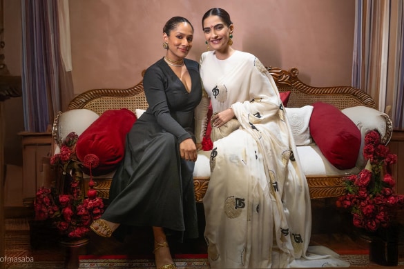 Masaba gupta with Sonam kapoor