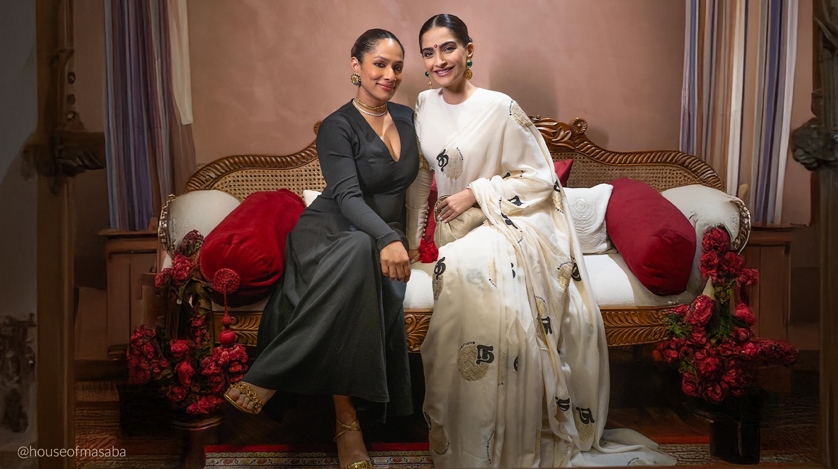 Masaba gupta with Sonam kapoor