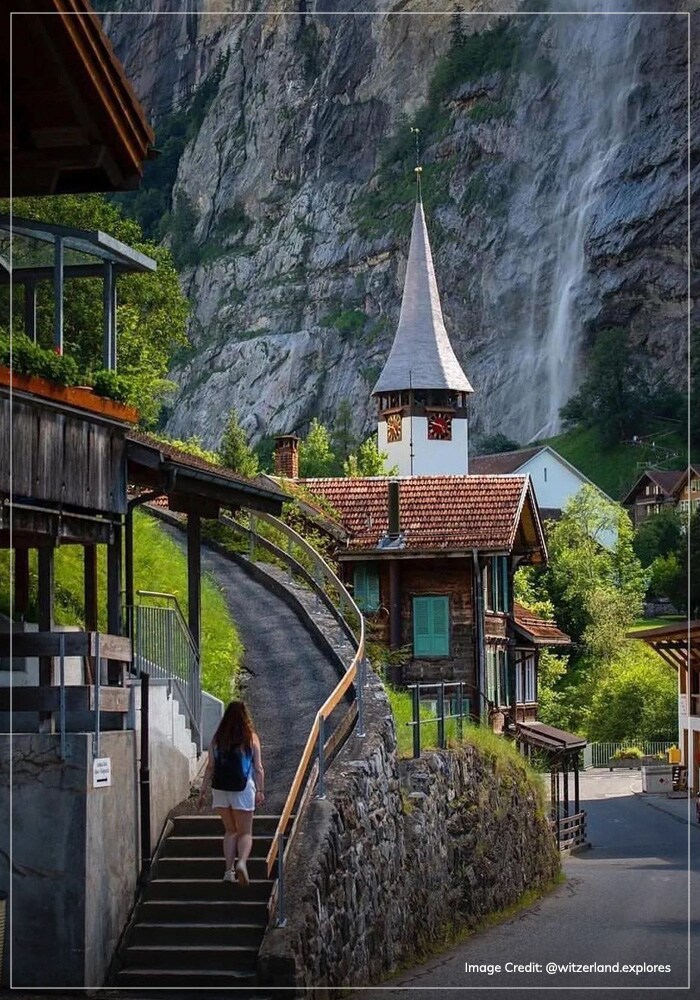 Medieval town in Switzerland