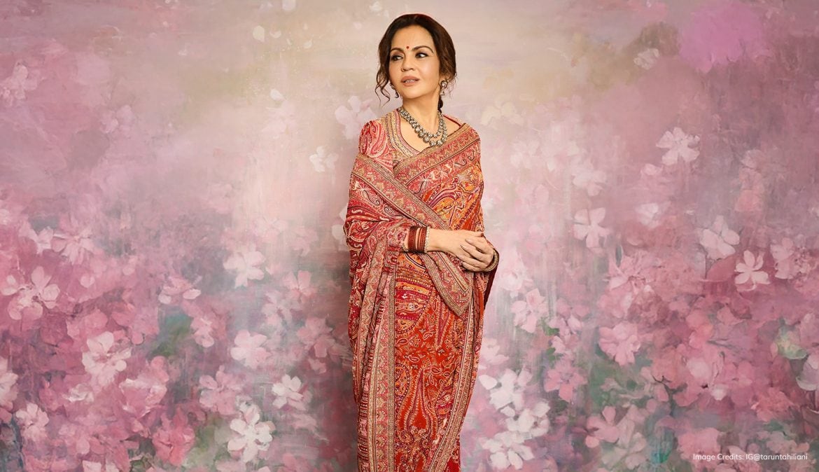 Nita Ambani in saree