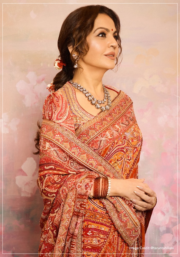 Nita Ambani wearing Golcondo diamonds
