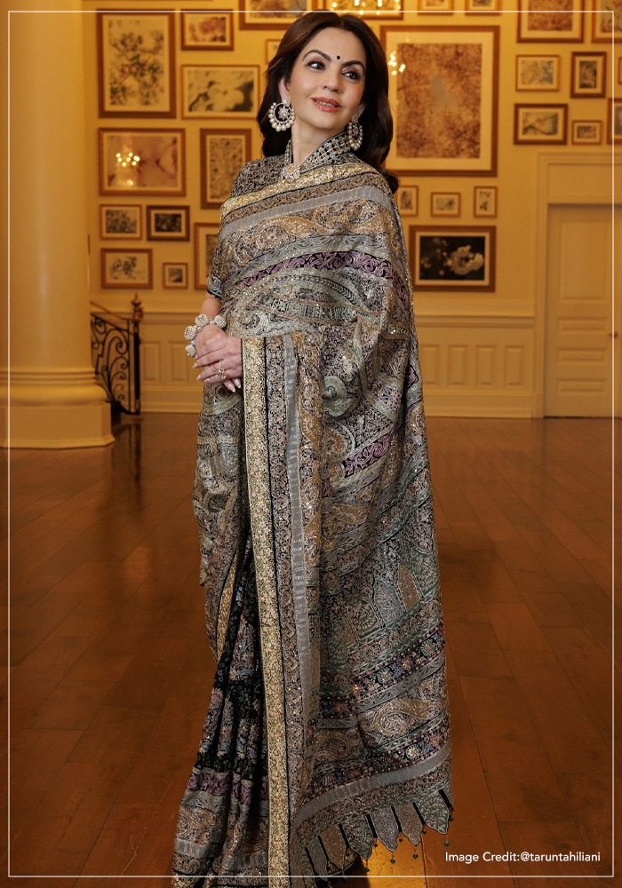 Nita Ambani Tarun Tahiliani saree