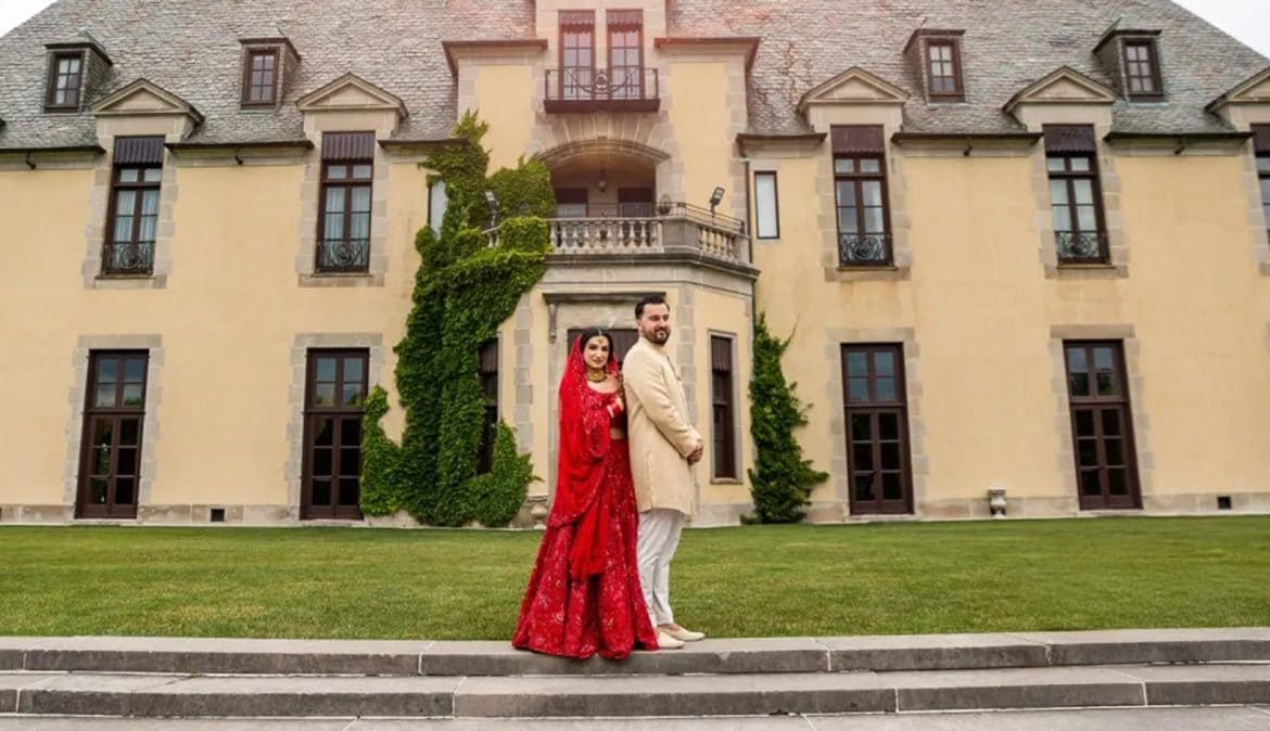 Indian couples at Oheka Castle