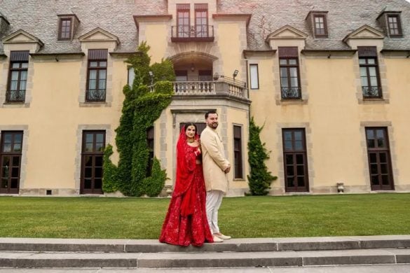 Indian couples at Oheka Castle