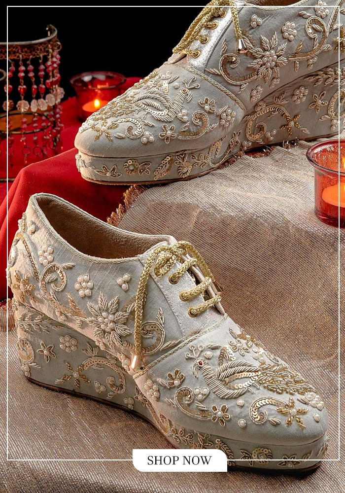 Fancy Sneakers Are The Season’s Most-Wanted Style Essential (And We’re Obsessed) 6 Pearl embellished sneaker wedges