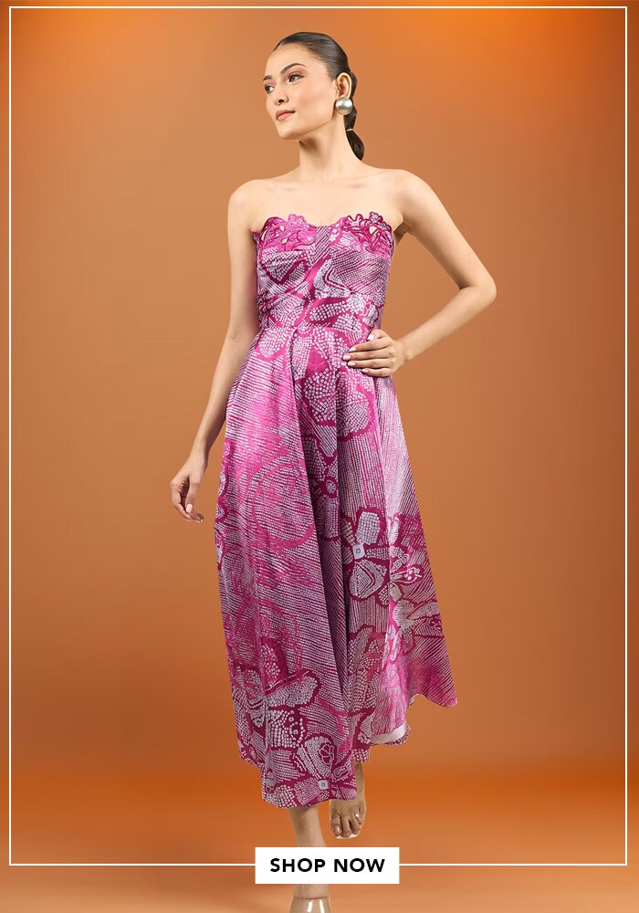 Violet off the shoulder dress