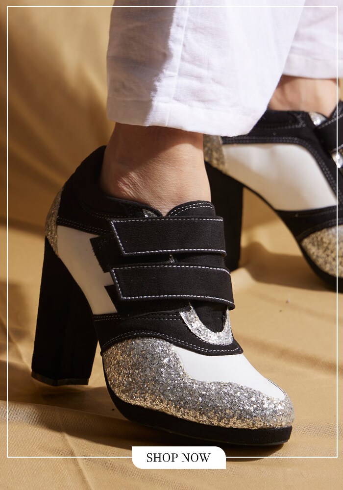 Fancy Sneakers Are The Season’s Most-Wanted Style Essential (And We’re Obsessed) 3 Sneaker heels with glimmering details