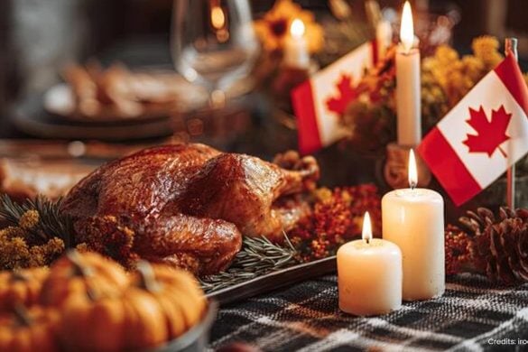 Thanksgiving dinner in Ontario