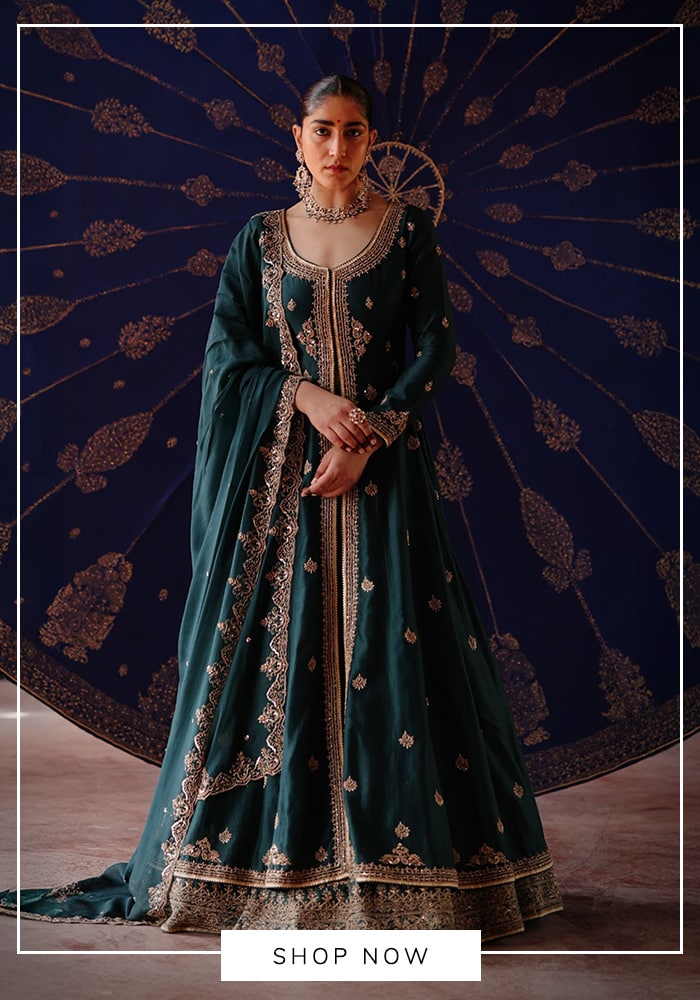 For the Love of Maximalism: Your Masterplan to Designing A Big, Bold and Extravagant Wedding 8 Jacket lehenga