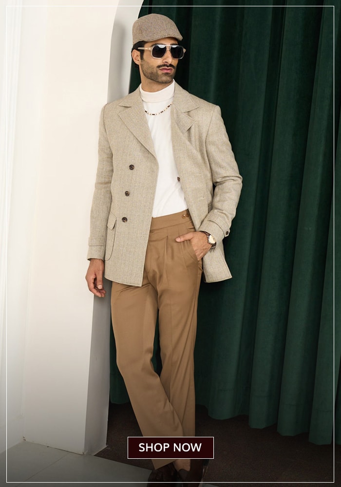 Double breasted blazer