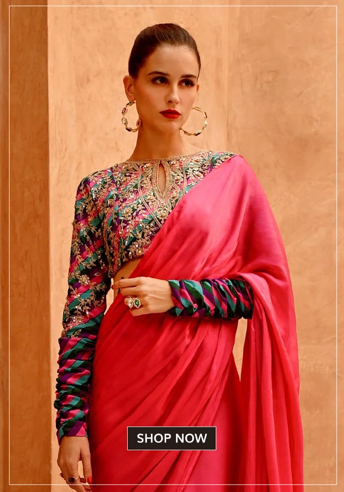 Keyhole Neck Blouses