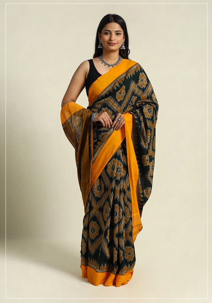 Sambalpuri Ikat Saree - Odisha