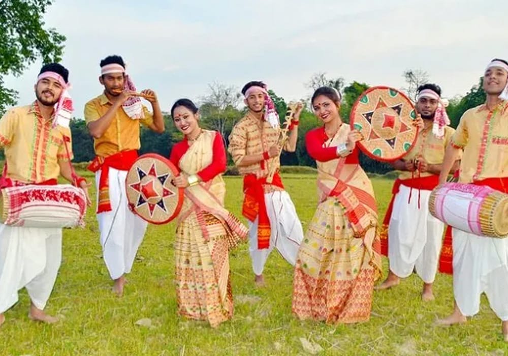Magh Bihu dance in Assam