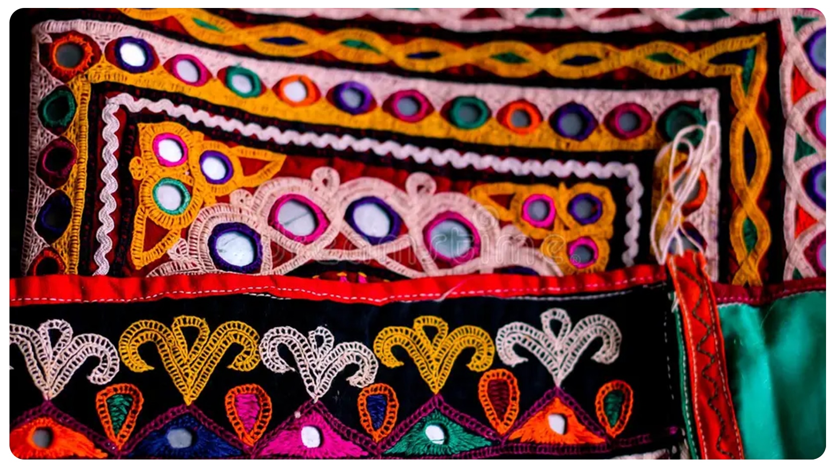 Mirror Work: India's Dazzling Embroidery