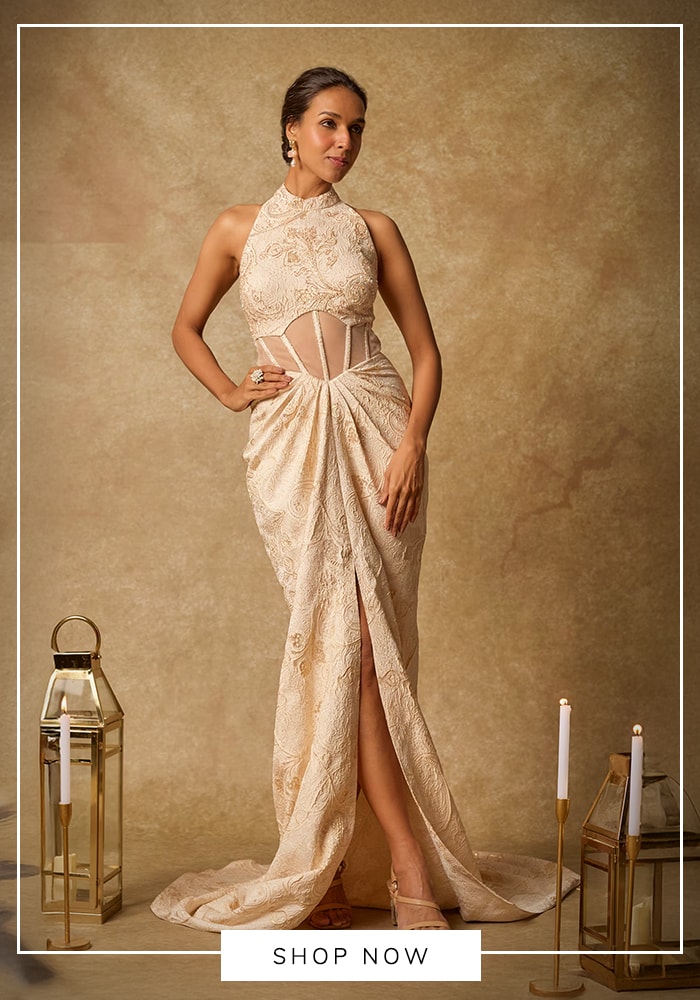 Kriti Sanon Embraced Structural Perfection in a Custom Amit Aggarwal Gown 