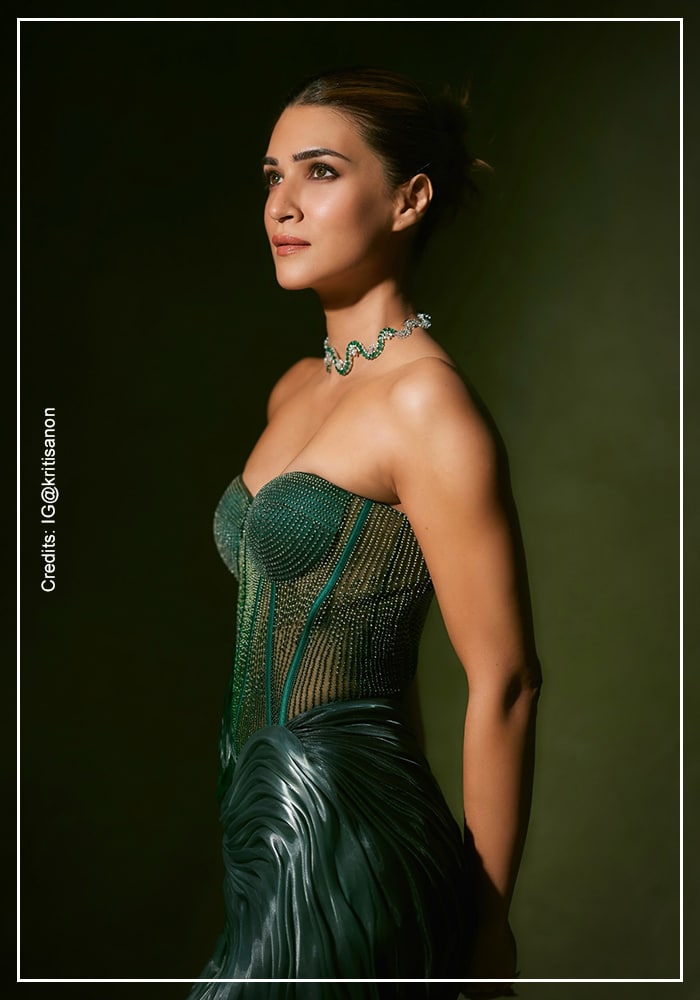 Kriti Sanon in off-shoulder bodice gown