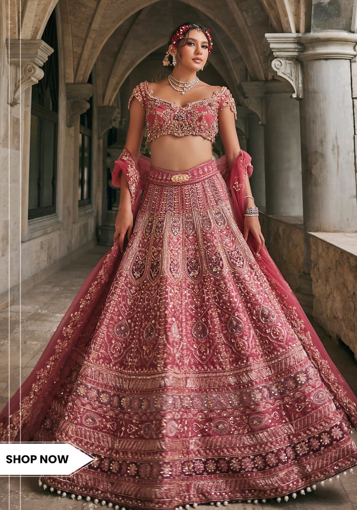 Maroon velvet lehenga