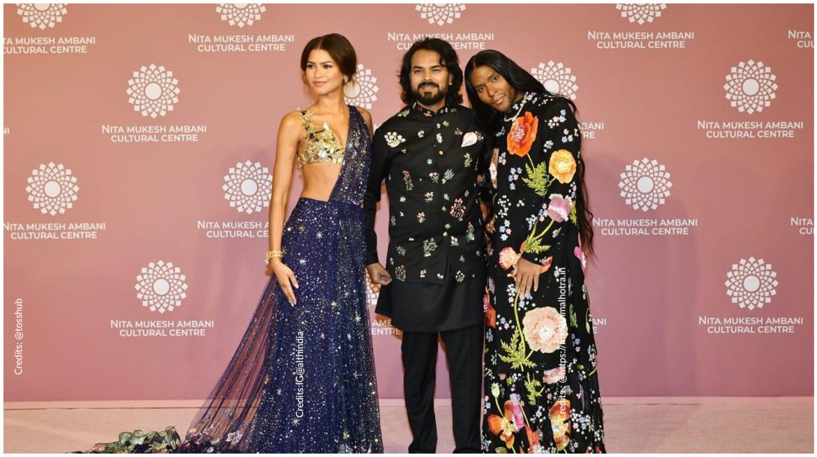 Rahul Mishra with Zendaya