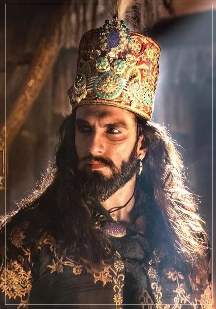 Ranveer Singh wearing Rimple and Hapreet made costume in Padmavat