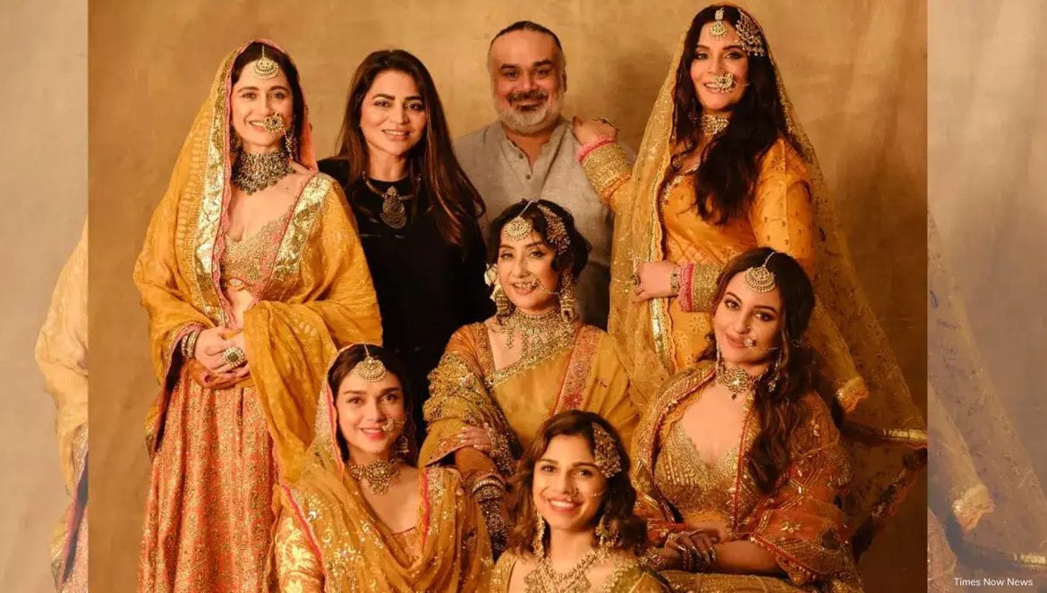 Rimple and Harpreet with Heermandi team