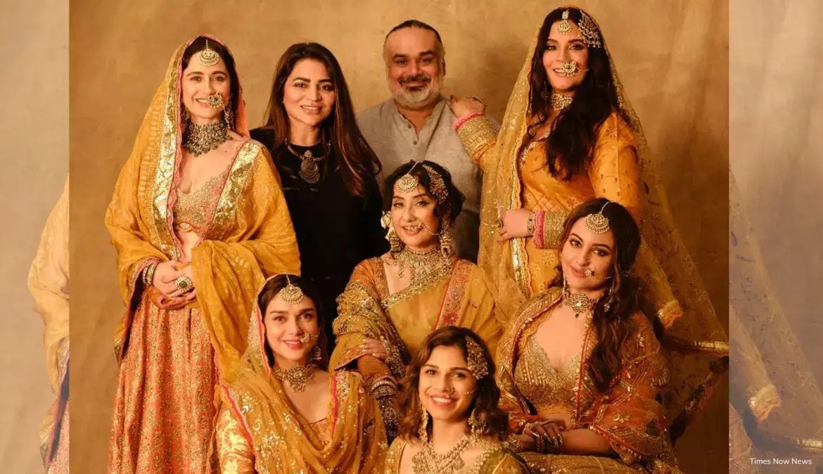 Rimple and Harpreet with Heermandi team