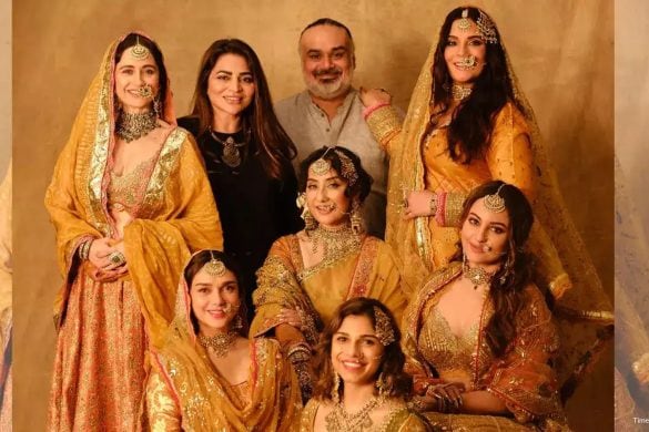 Rimple and Harpreet with Heermandi team