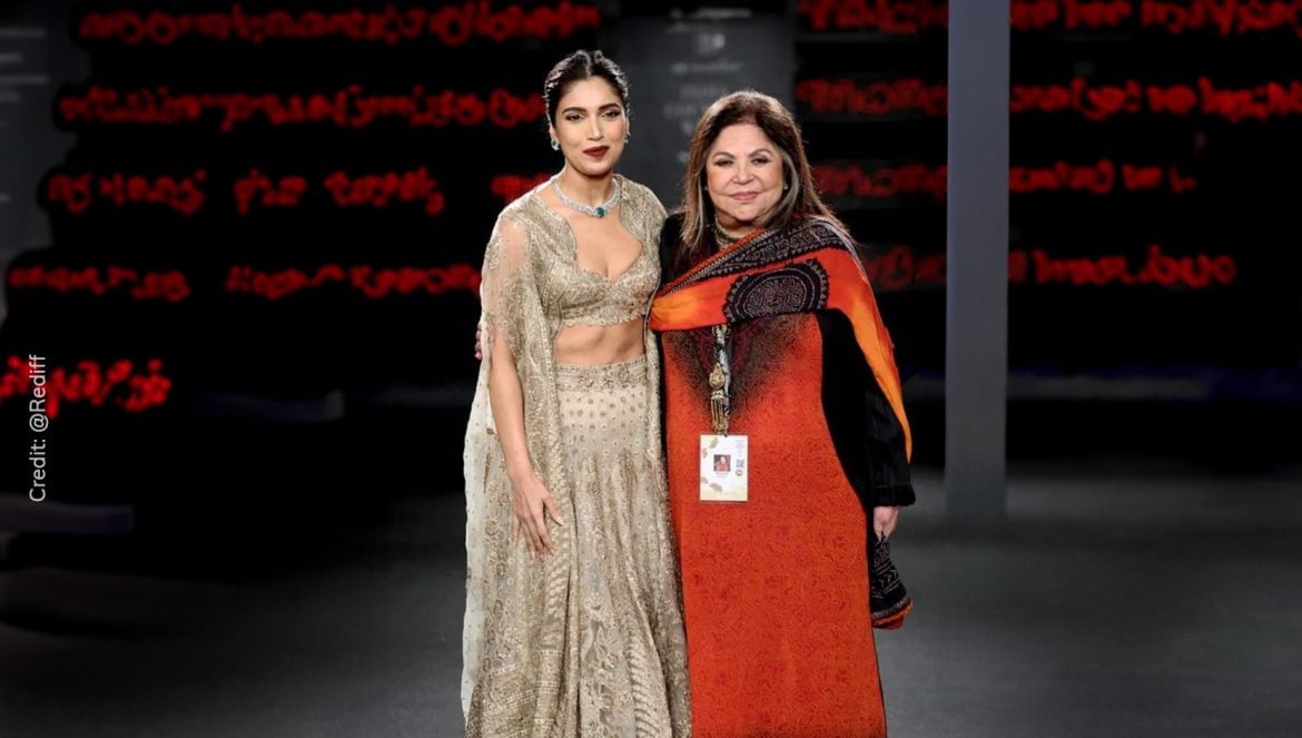 Ritu Kumar with Bhumi Pednekar