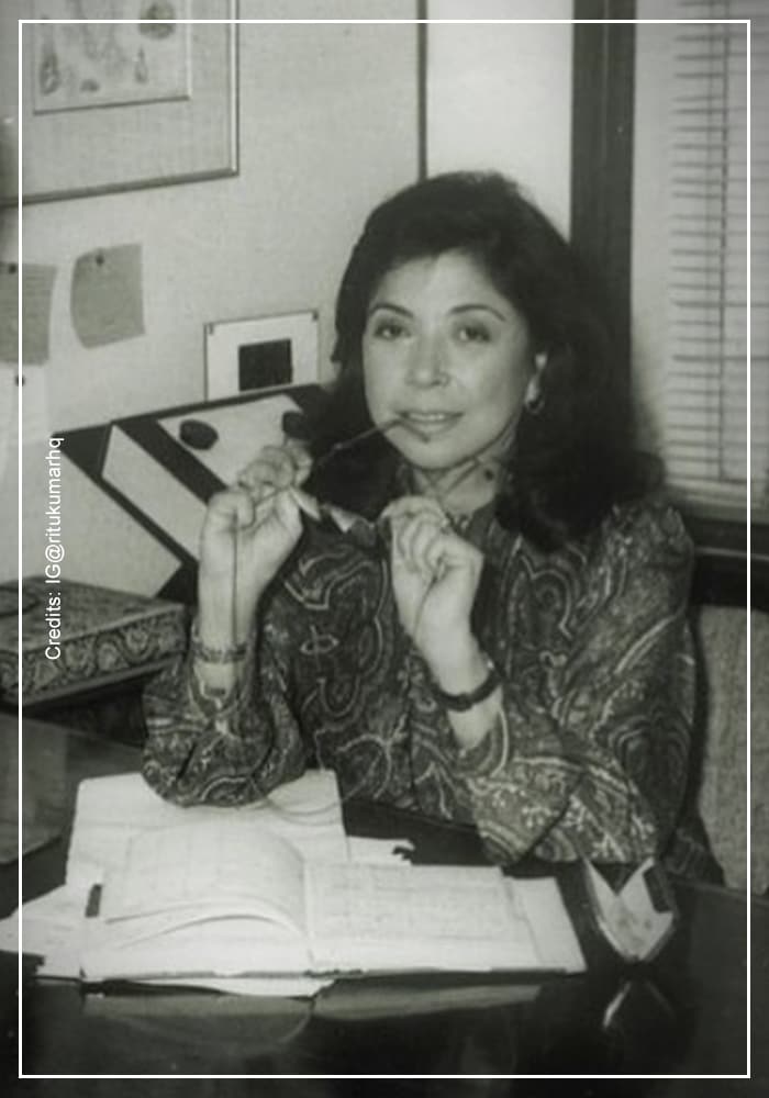 Ritu Kumar in her early days