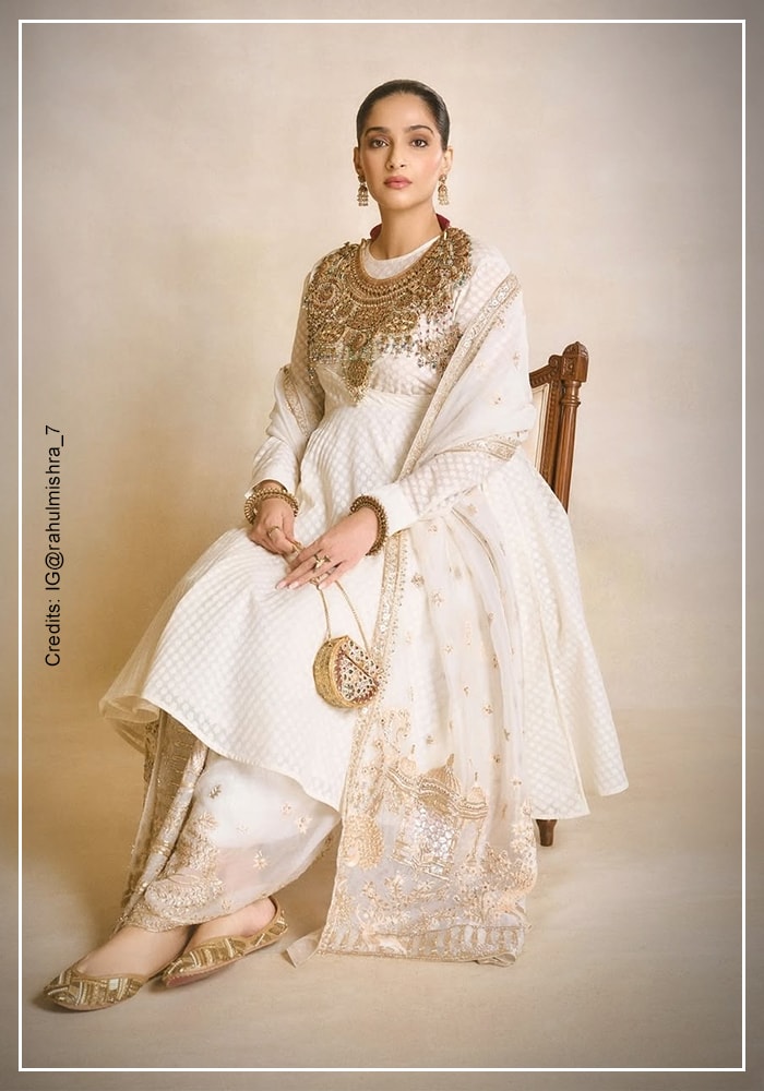 Sonam Kapoor in Rahul Mishra