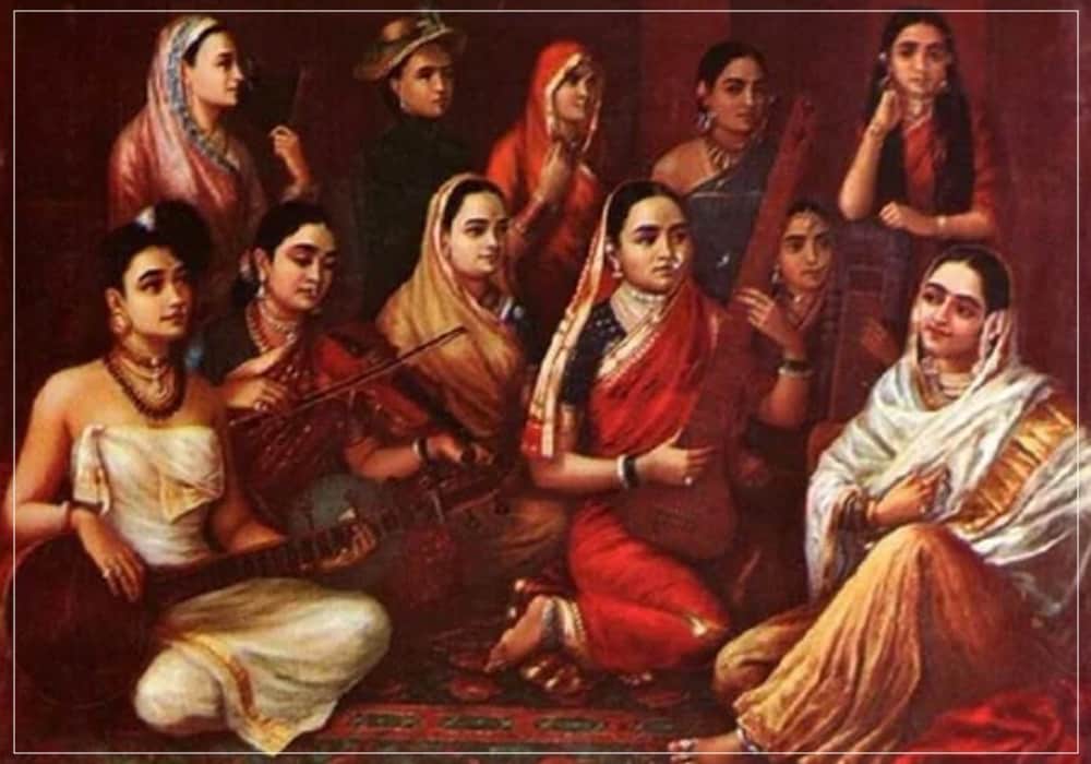 Group of women wearing  saree in India