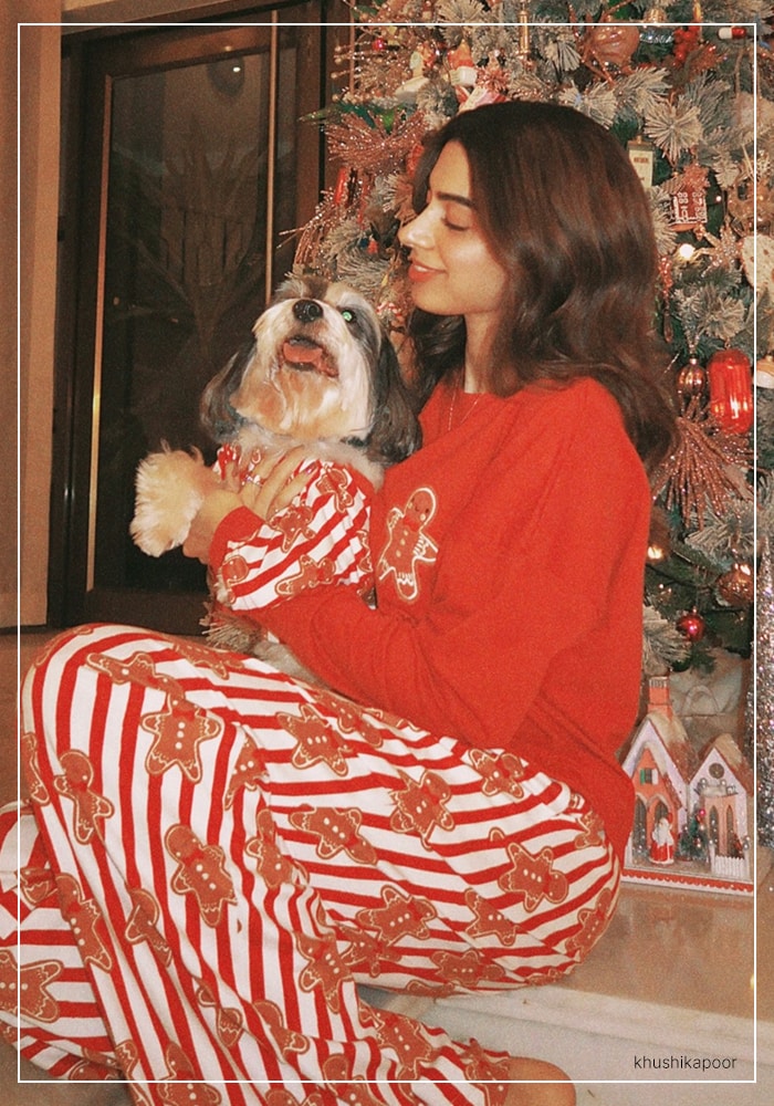 Khushi Kapoor: Cozy and Cute in Pajamas 