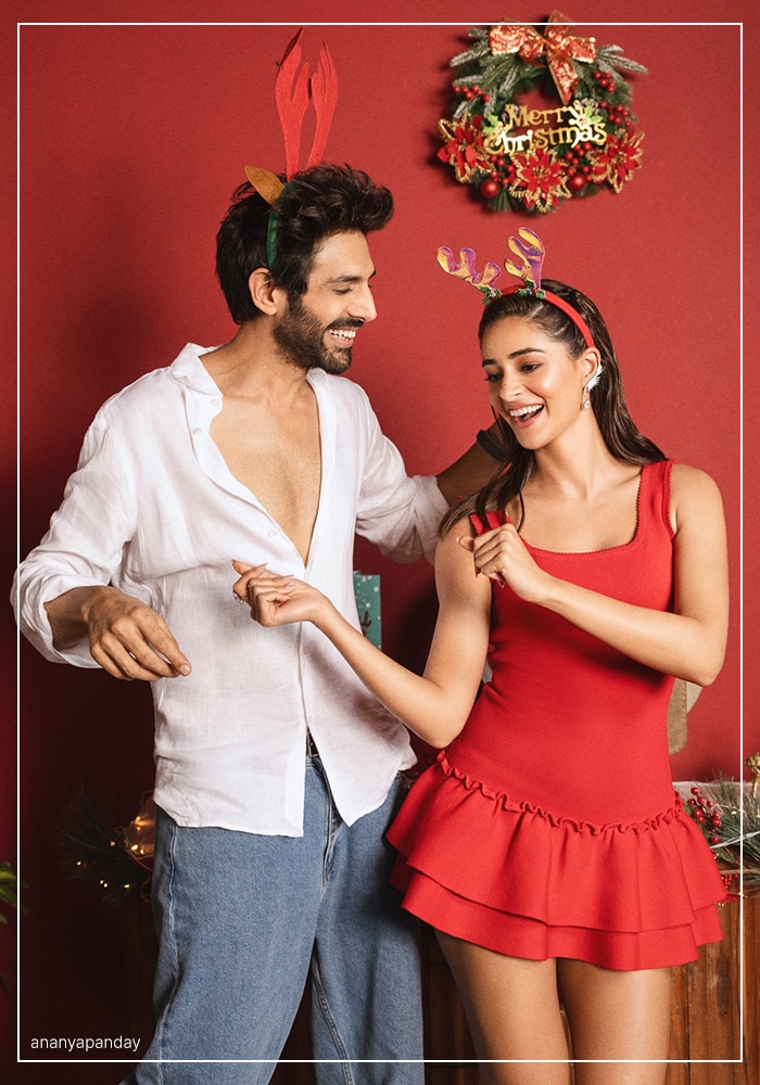 Ananya Panday and Kartik Aaryan: Festive Promotions 
