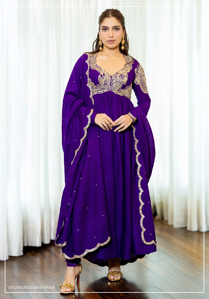 10. Mrunalini Rao’s Regal Anarkali 