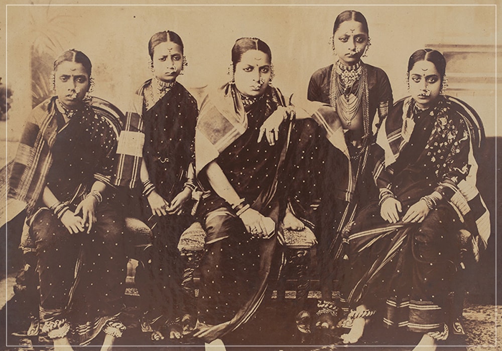 Women wearing saree in india