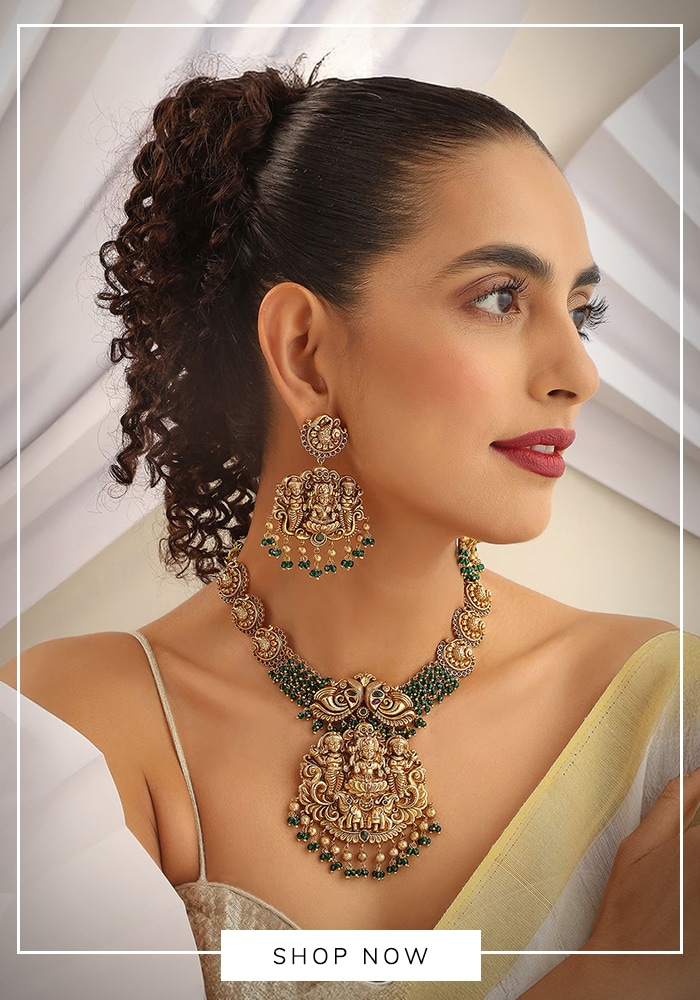 Temple Jewellery Necklaces: Divine Heritage 