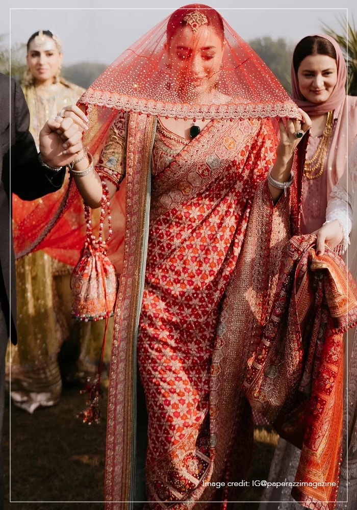Shanzeh Ali in royal Tarun Tahiliani for her Nikkah ceremony