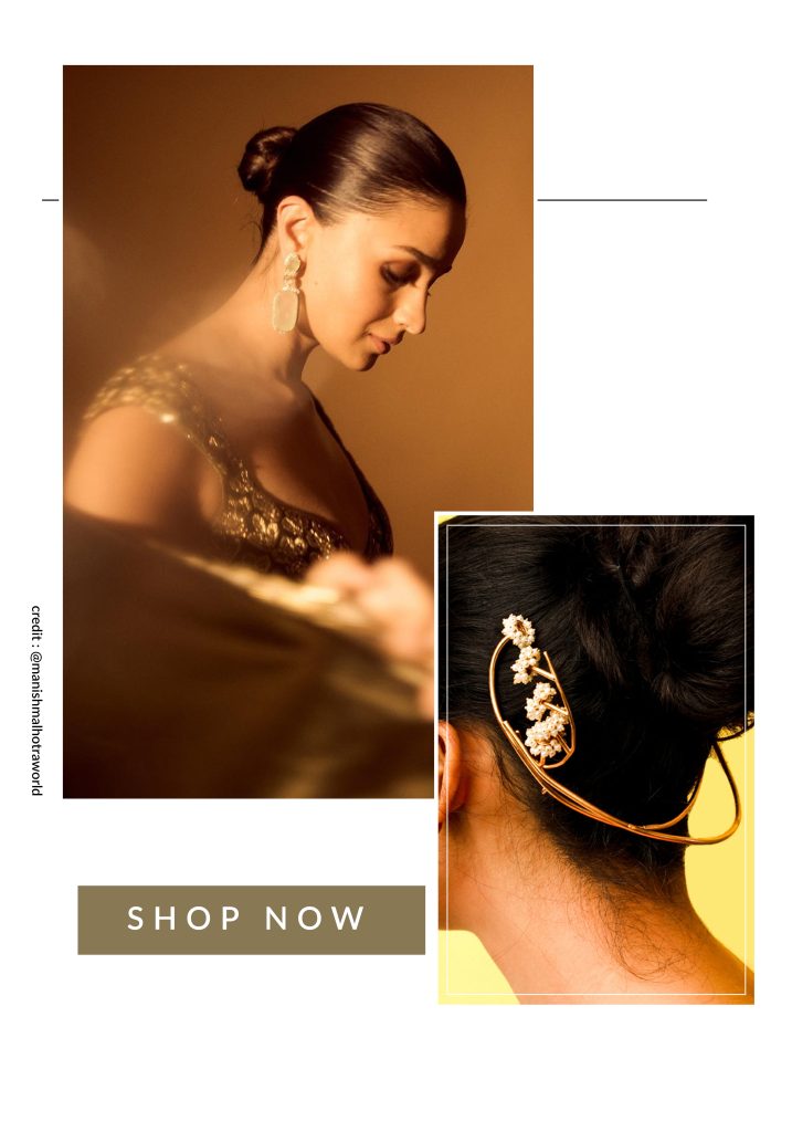 Alia Bhatt inspired sleek low bun