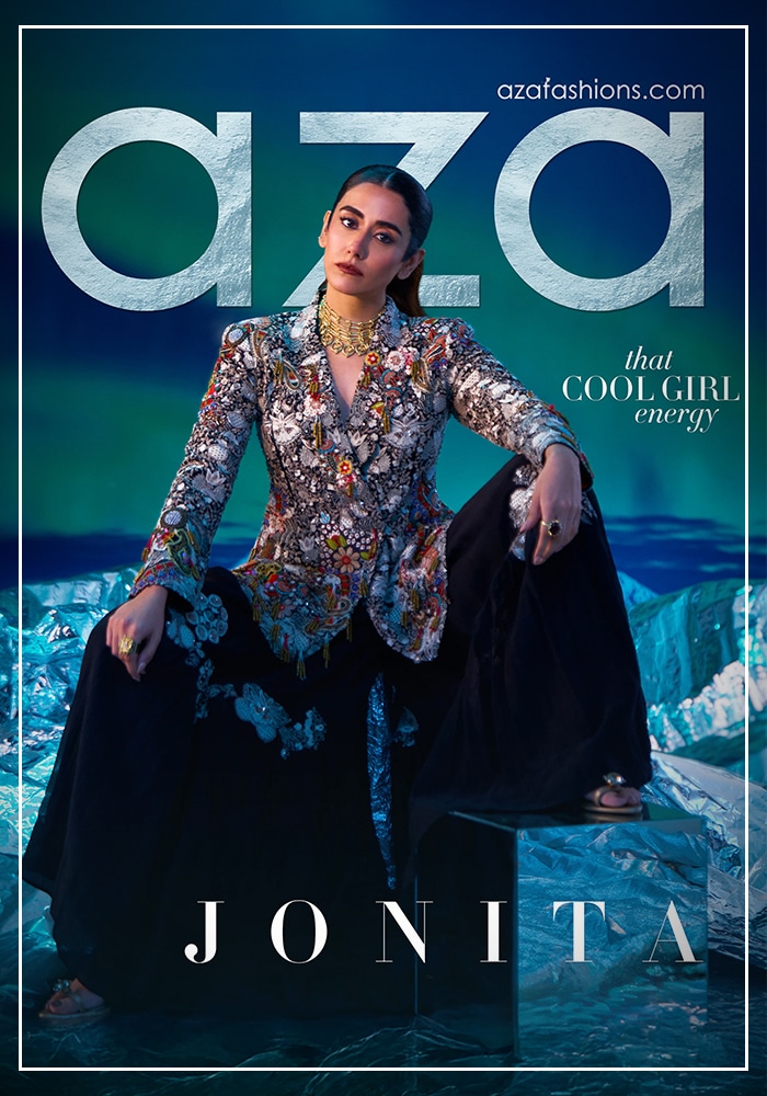 Jonita in Anamika Khanna