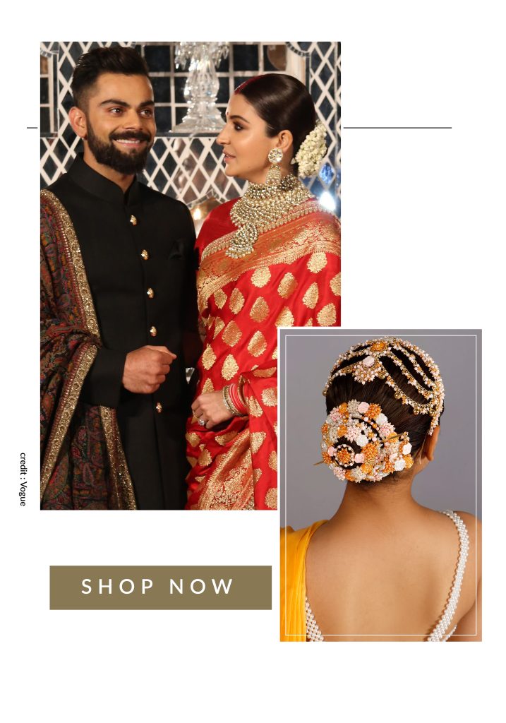 Anushka Sharma inspired gajra bun