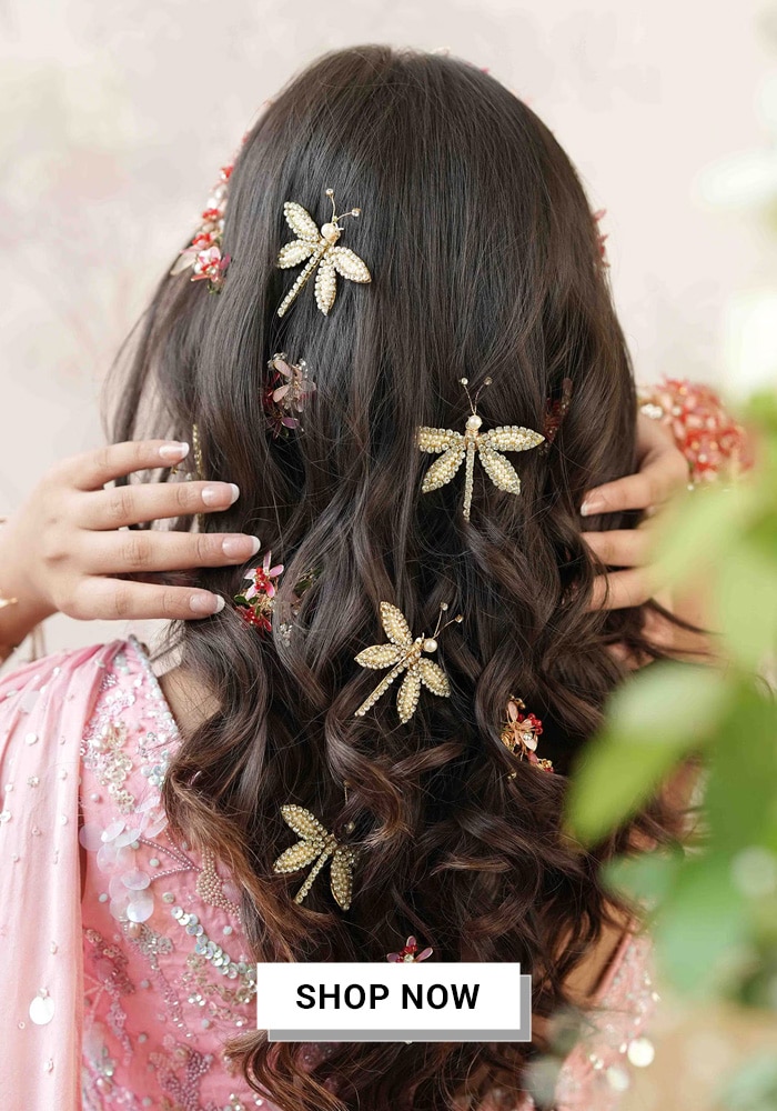 Butterfly hair pins