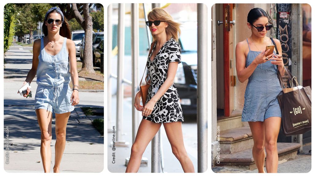 Hollywood celebs wearing playsuit