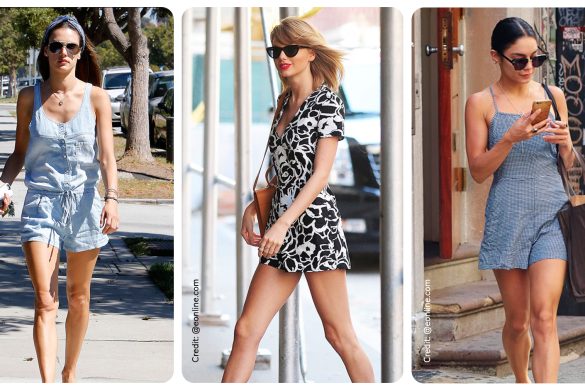 Hollywood celebs wearing playsuit. Taylor Swift, Vanessa Hudgens wearing playsuit