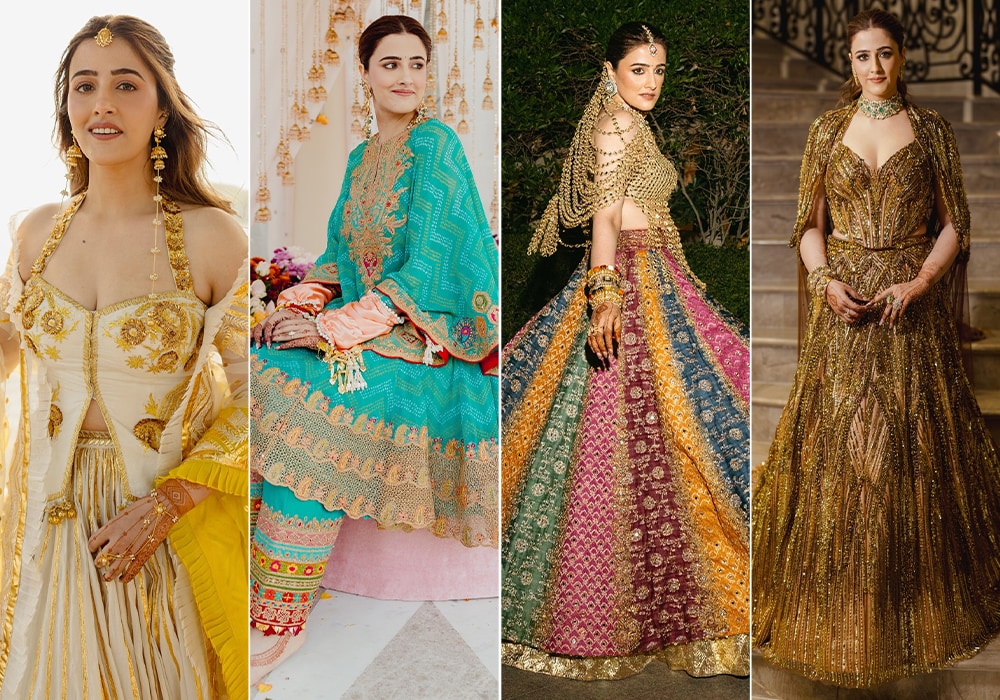 Nupur Sanon's wedding wardrobe