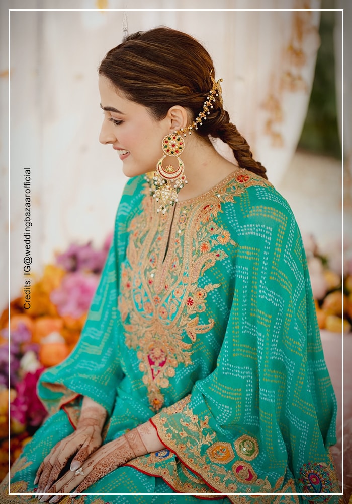 Nupur Sanon wearing earchain