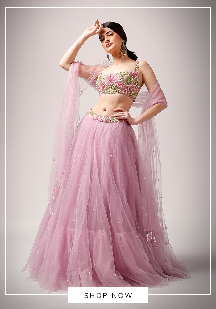 Pastel lehenga