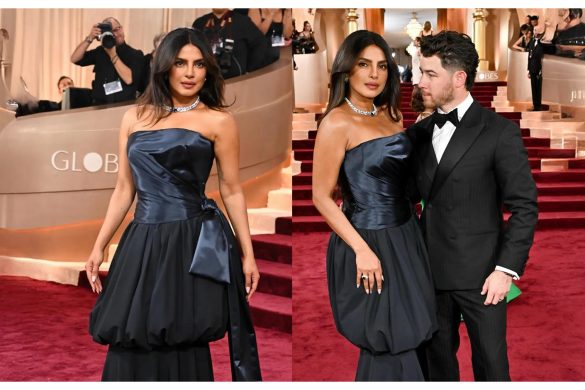 Priyanka Chopra Jonas and Nick Jonas at Golden Globes Awards