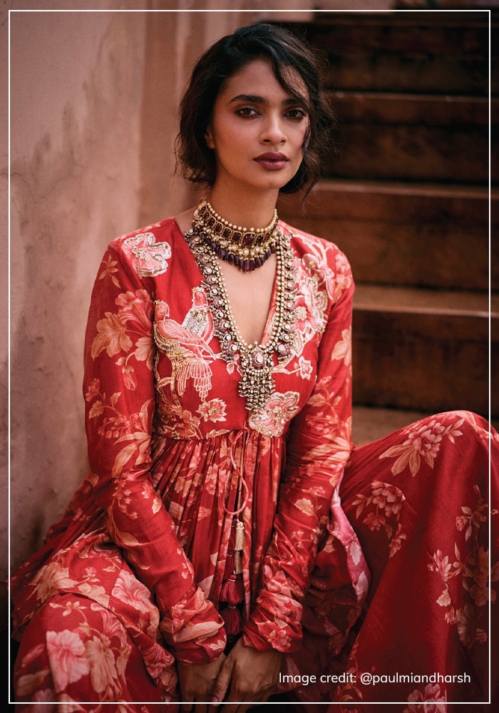 Paulmi and Harsh signature printed kurta and palazzo set