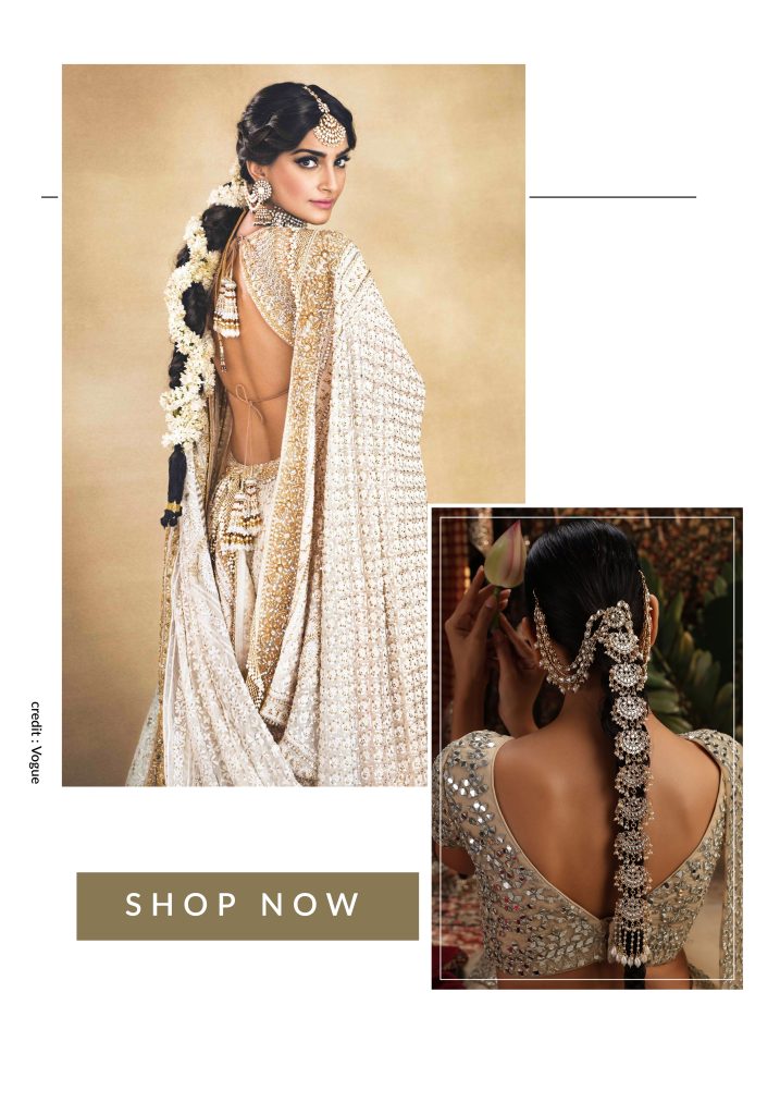 Sonam kapoor inspired gajra braid