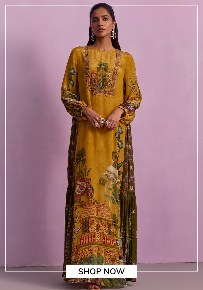 Eid Outfit Printed Jalabiya